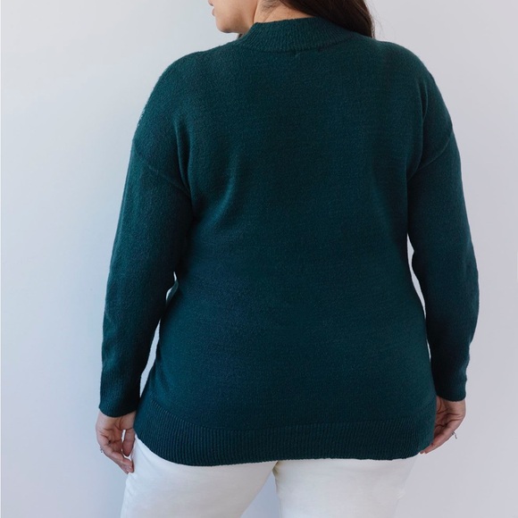 EUC 2X Penningtons Forest Green Fair Isle Sweater - Picture 3 of 9